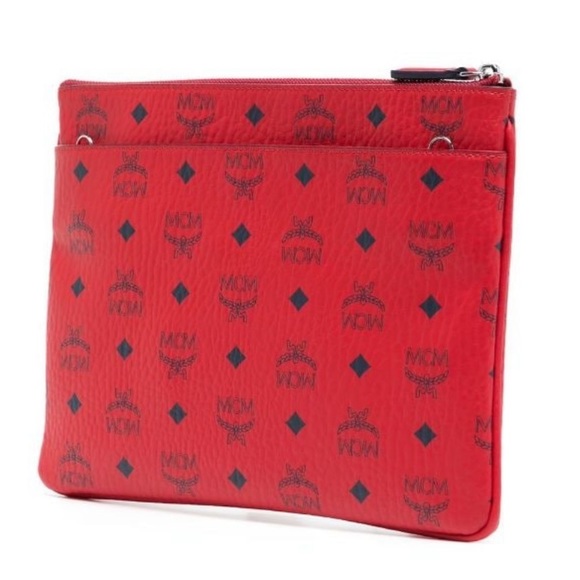 MCM Bags Mcm Red Crossbody Bag Nwt And Dust Bags Proof Of